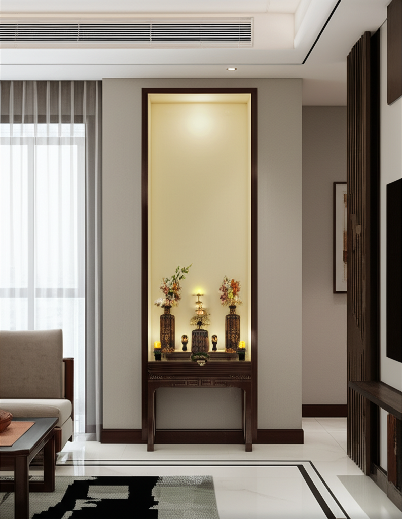 Tủ thờ mini tiện dụng cho nhà nhỏ