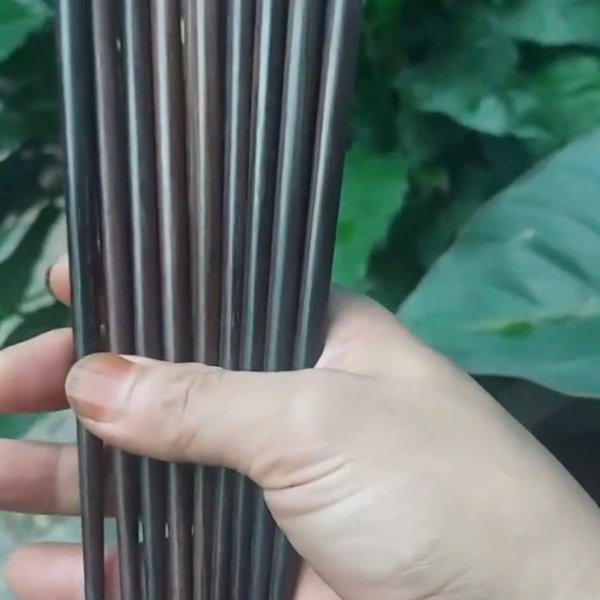 Đũa Nhật đầu nhỏ cao cấp gỗ trắc tự nhiên dài 25cm