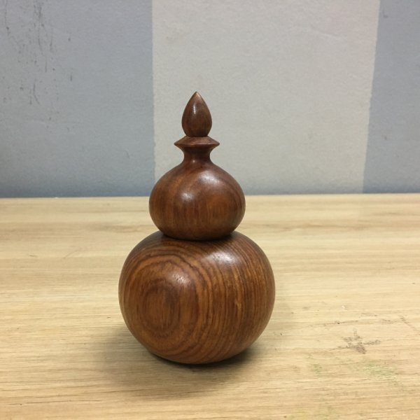 Lọ tăm hồ lô gỗ hương