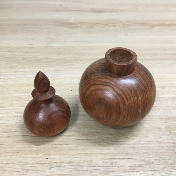 Lọ tăm hồ lô gỗ hương - góc nhìn 6
