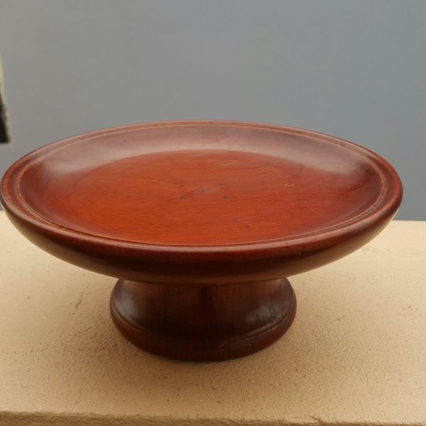 Mâm bồng gỗ gụ đường kính 22 cm
