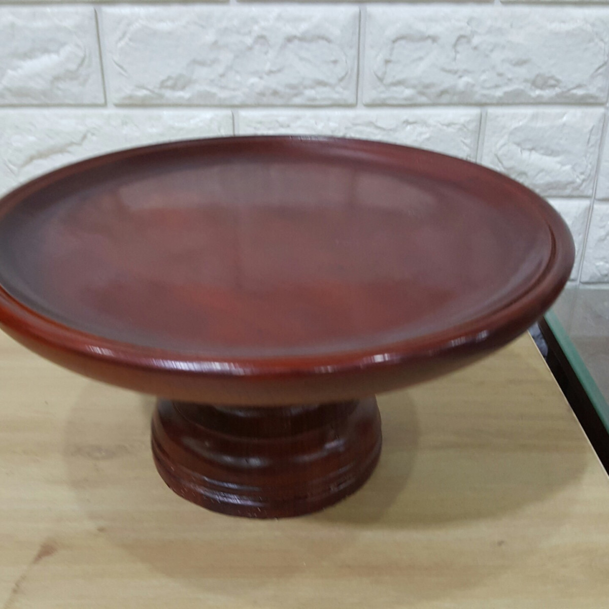 Mâm bồng gỗ hương cao cấp 20cm - Đồ cúng
